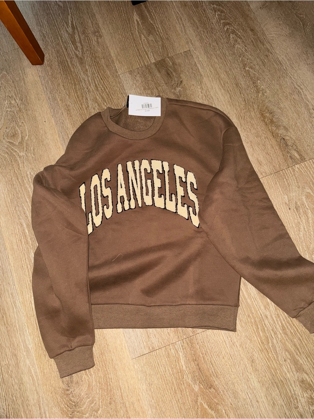 Brown 'Los Angeles' Crewneck Sweatshirt